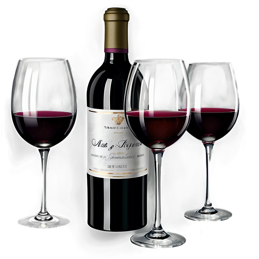 Vintage Wine Glasses Set PNG 56 PNG image with a transparent background, free high-resolution download