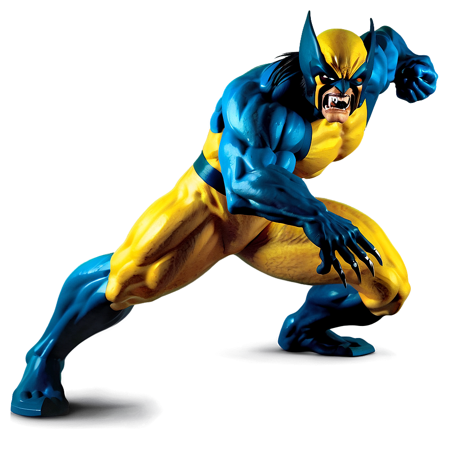 Vintage Wolverine Artwork Png Gnu27