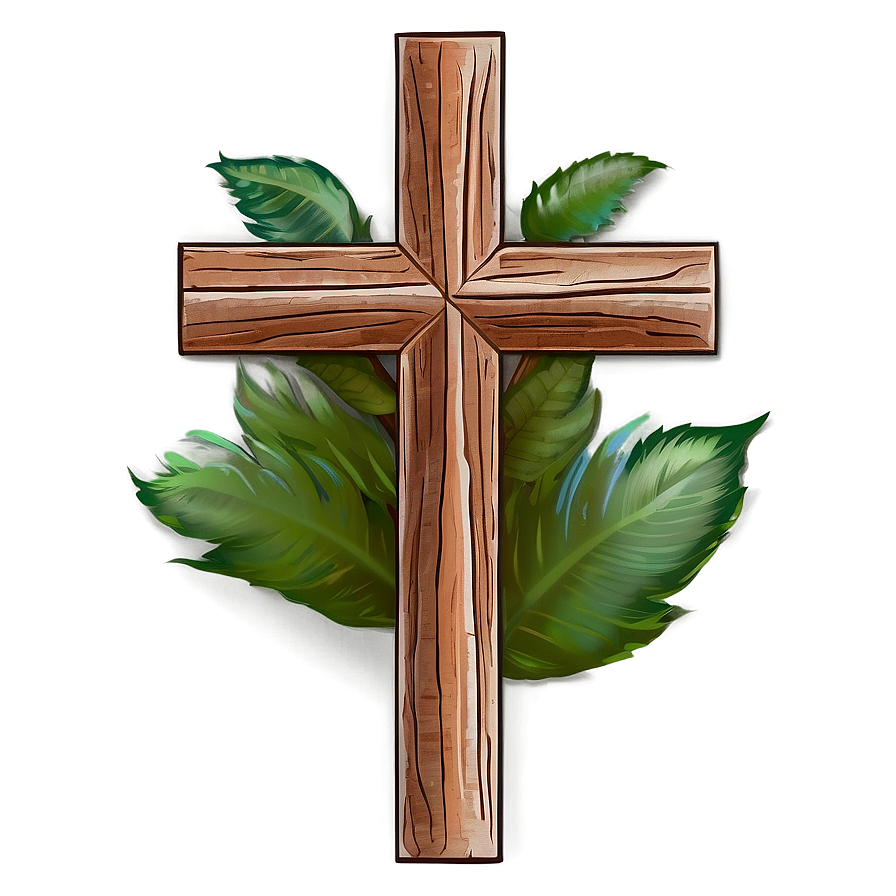 Vintage Wooden Cross PNG cnn36 PNG with transparent background
