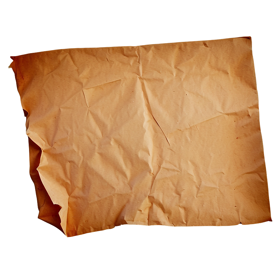 Vintage Wrinkled Paper Png Pnx14