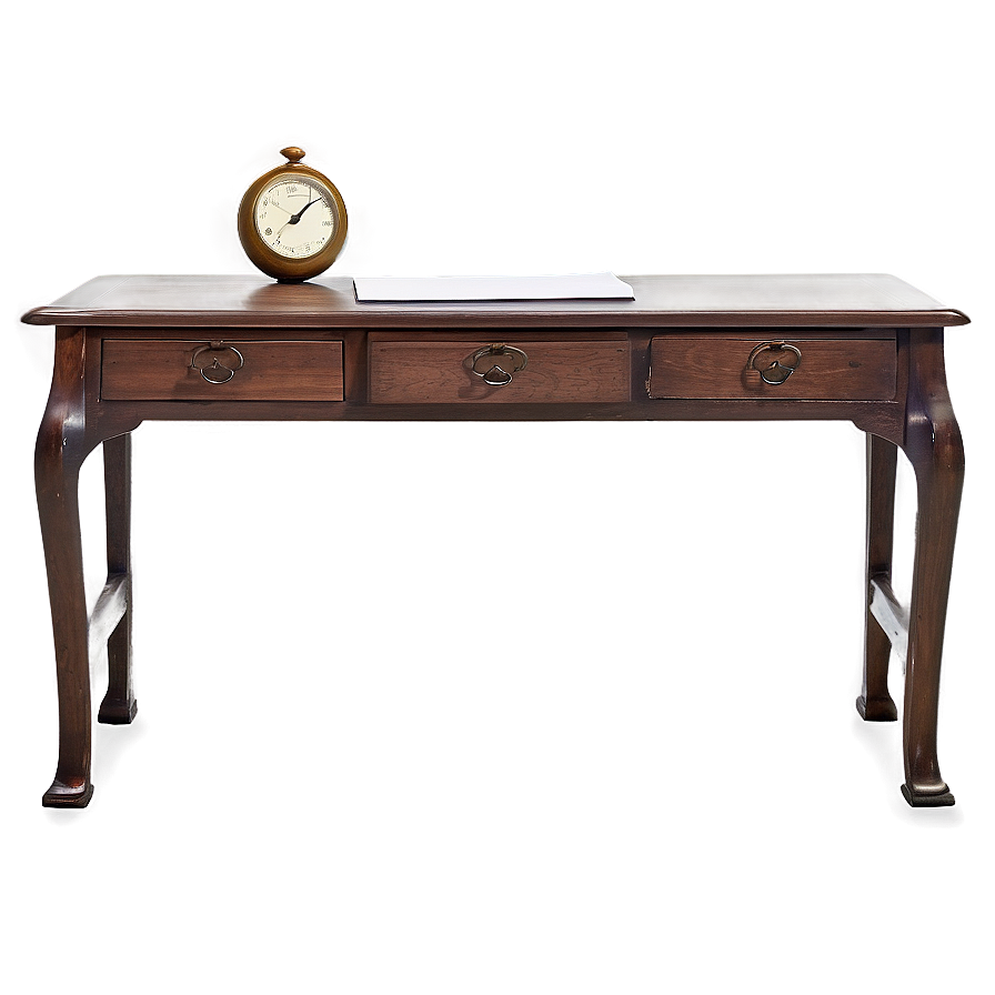 Vintage Writing Desk PNG kmd86 PNG with transparent background