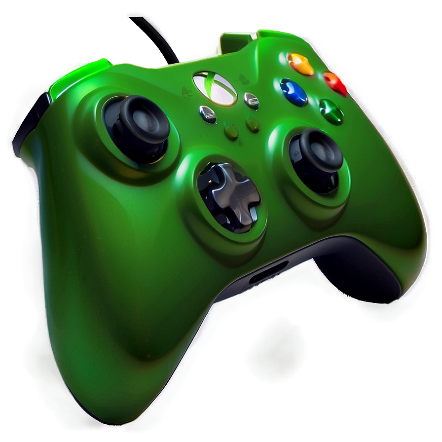 Vintage Xbox Controller Model PNG 05252024 PNG with transparent background