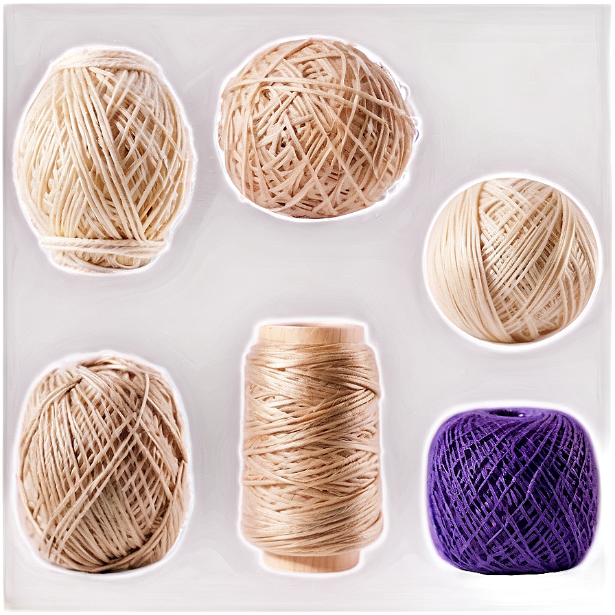 Vintage Yarn Ball Png 06212024