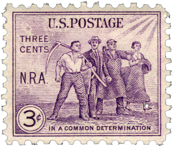 Vintage3 Cent N R A Stamp PNG image with a transparent background, free high-resolution download