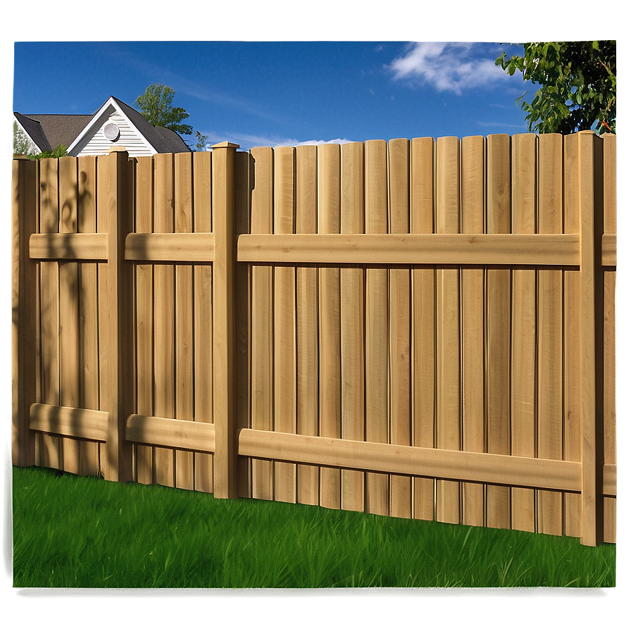Vinyl Privacy Fence PNG 1 PNG image with a transparent background, free high-resolution download