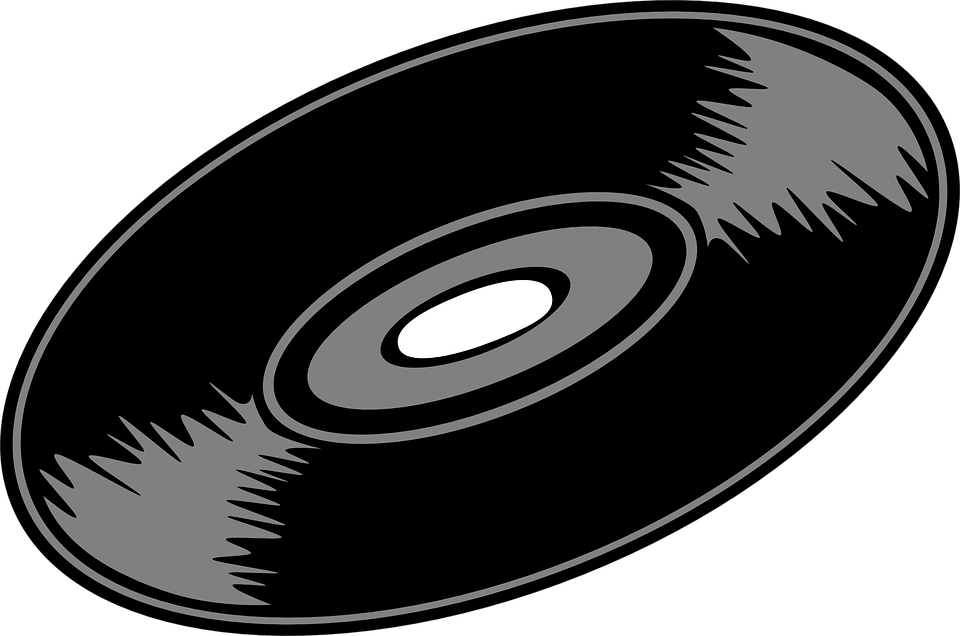 Vinyl Record Vector Illustration