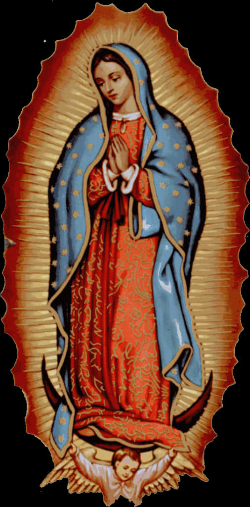 Virgen De Guadalupe Iconic Image