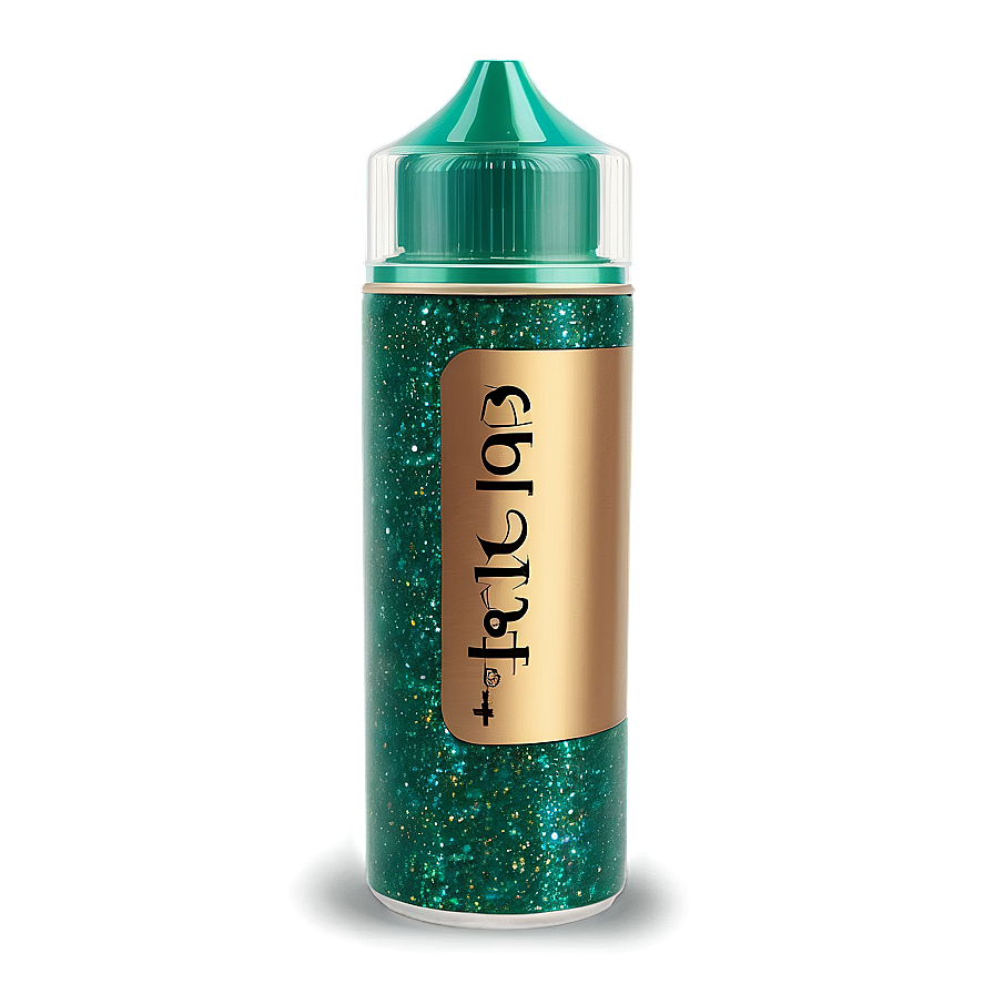 Viridian Green Glitter Spray Png Ikm10