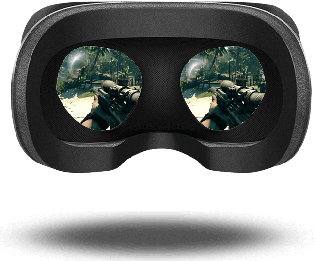 Virtual Reality Games - Virtual Reality Glasses View, HD Png Download PNG with transparent background