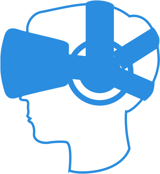 Vr Icon No Text - Virtual Reality Blue Icon Png, Transparent Png PNG with transparent background