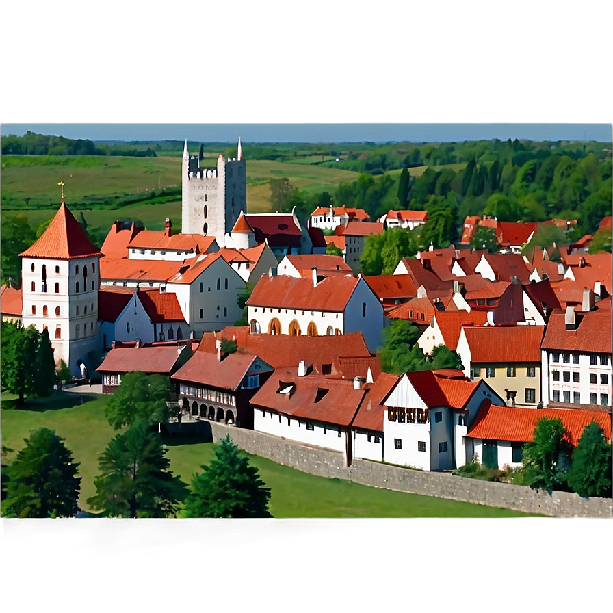 Visby Medieval Town Png Kju76