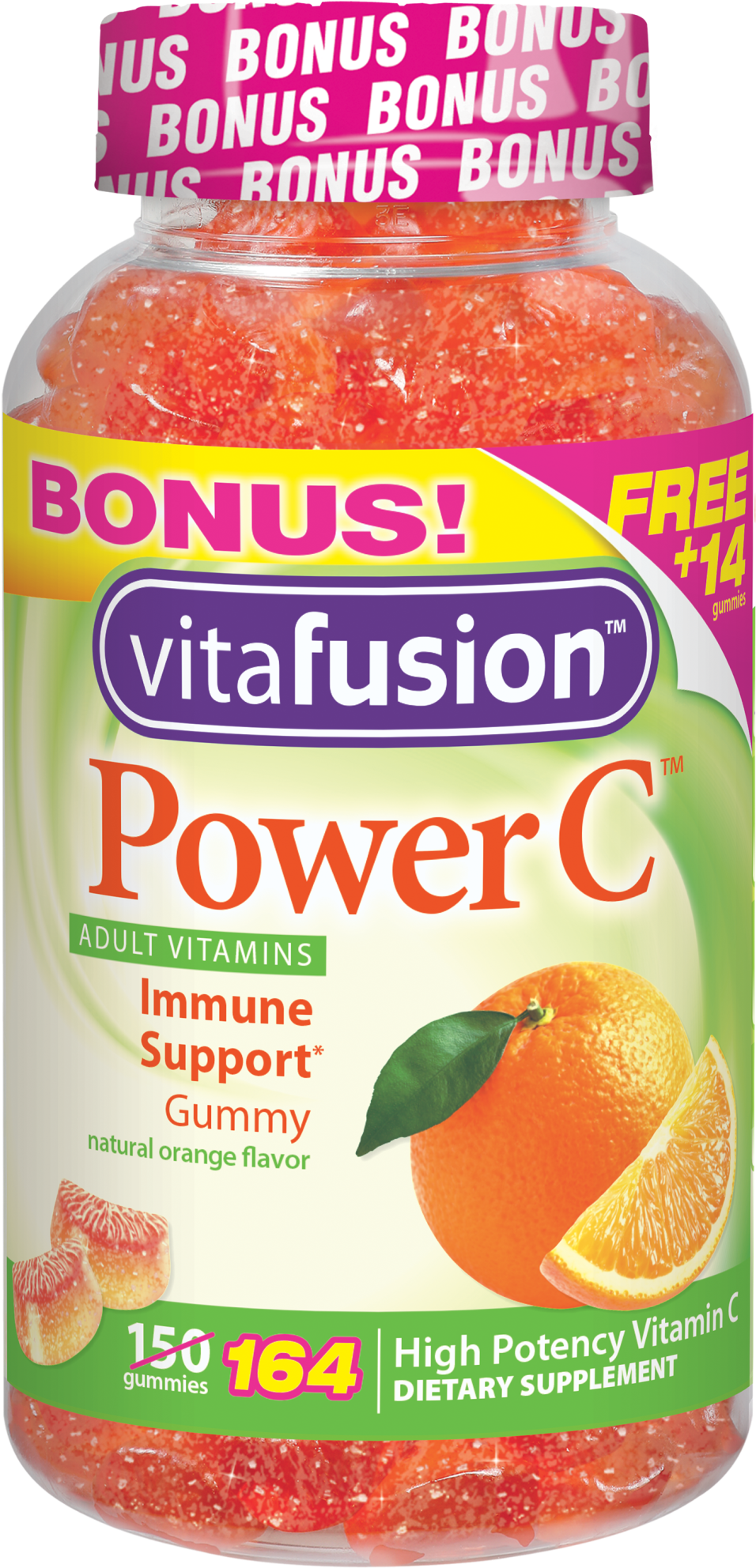 Vita Fusion Power C Vitamin Gummies Bottle