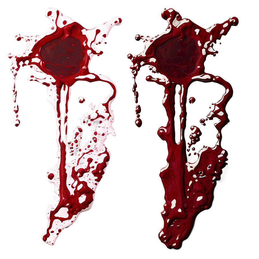 Vital Liquid: Blood Splatter PNG mor32 PNG with transparent background