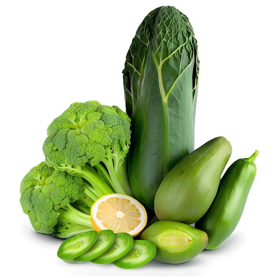 Vitamin C Rich Vegetables PNG qqo PNG with transparent background