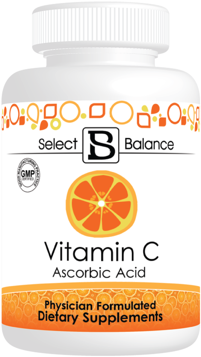 Vitamin C Supplement Bottle