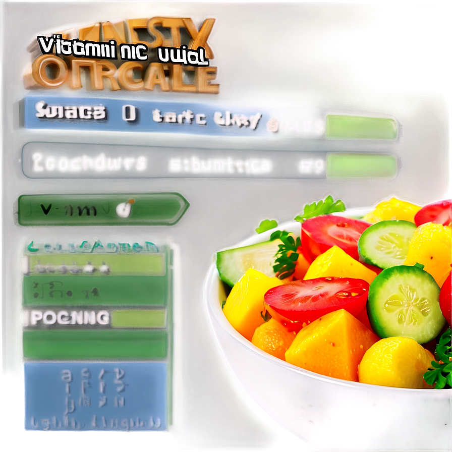 Vitamin C Zesty Salad Bowl PNG iyl47 PNG with transparent background