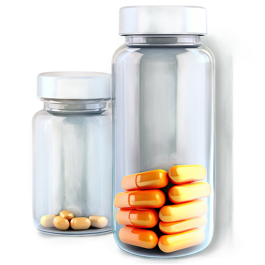 Vitamins Pill Bottle PNG vda40 PNG with transparent background