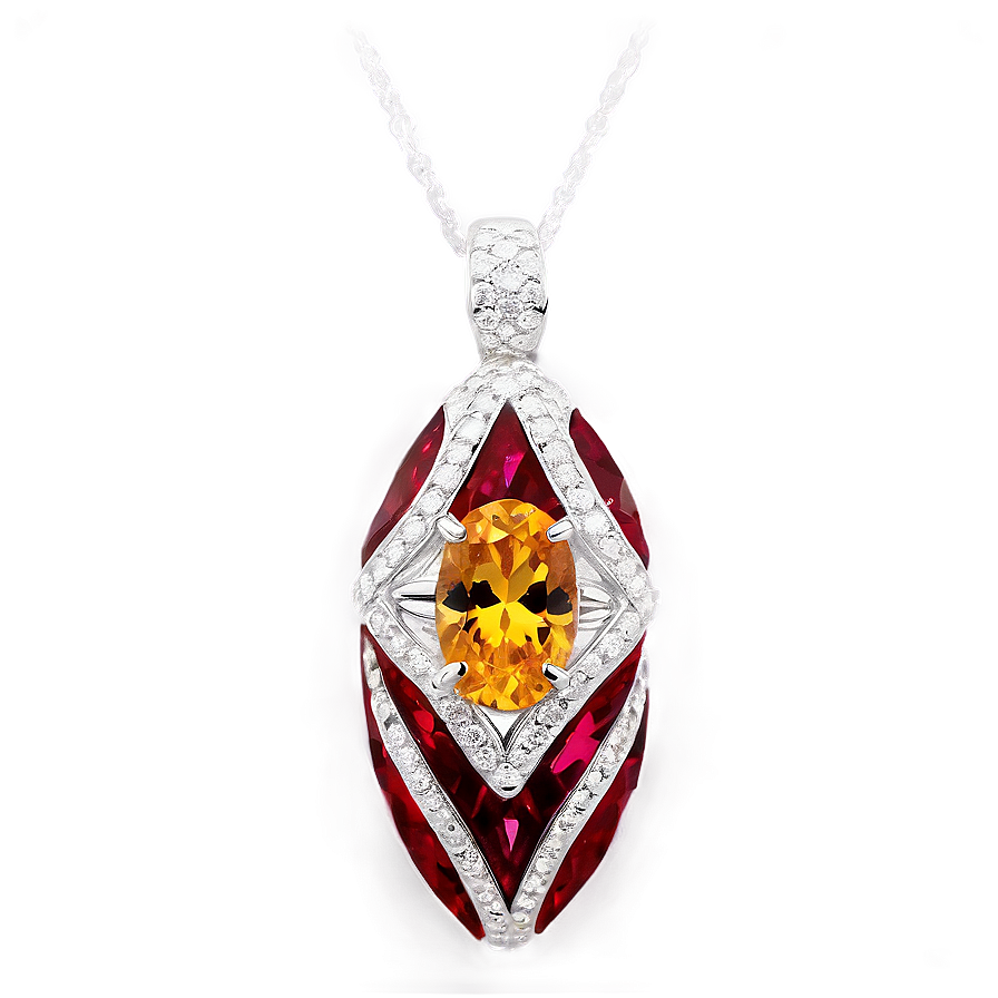 Vivid Diamond Pendant Png 05032024