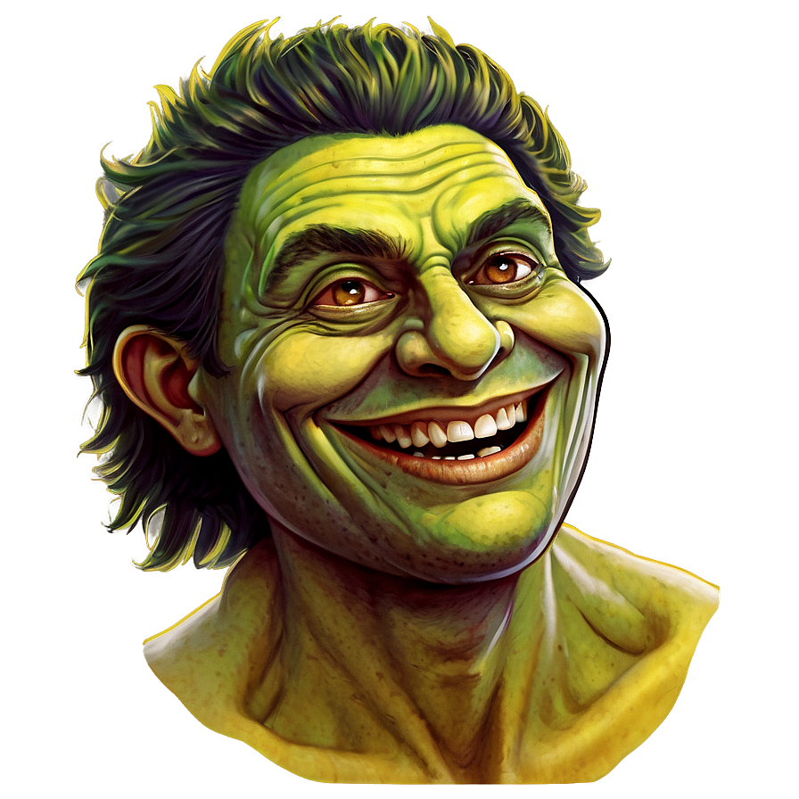 Vivid Trollface Illustration Png Ooy