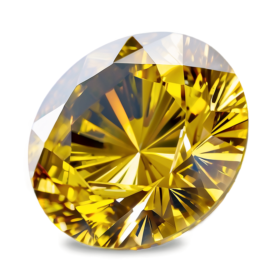 Vivid Yellow Diamond Picture Png Iwt