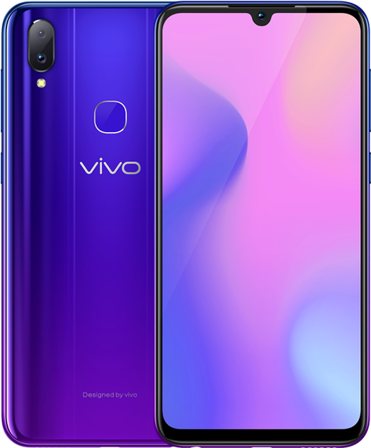 Vivo Smartphone Blue Gradient