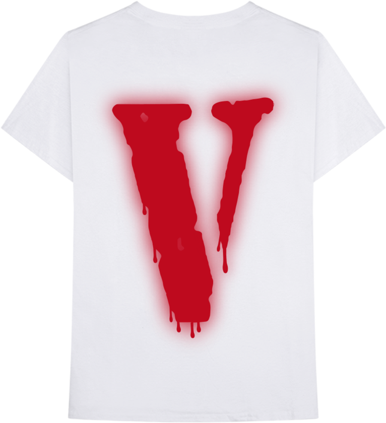 Vlone Drip Tee Digital Album - Active Shirt PNG with transparent background