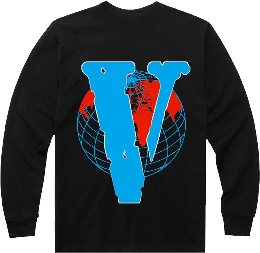 Vlone Logo Black Long Sleeve Shirt