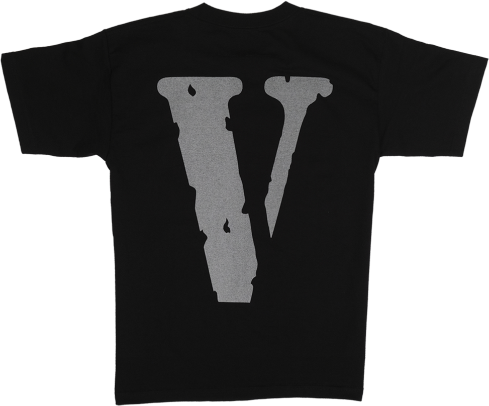 Vlone Logo Black T Shirt