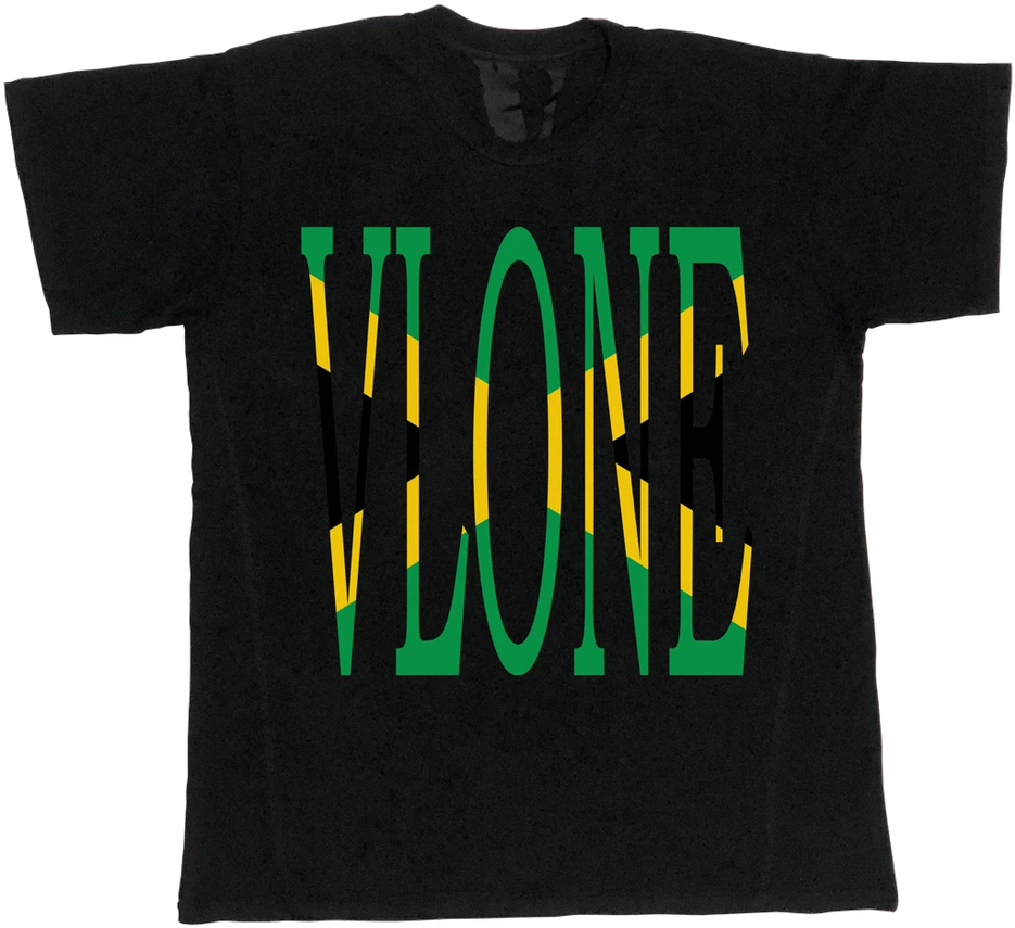 Vlone Logo Black T Shirt