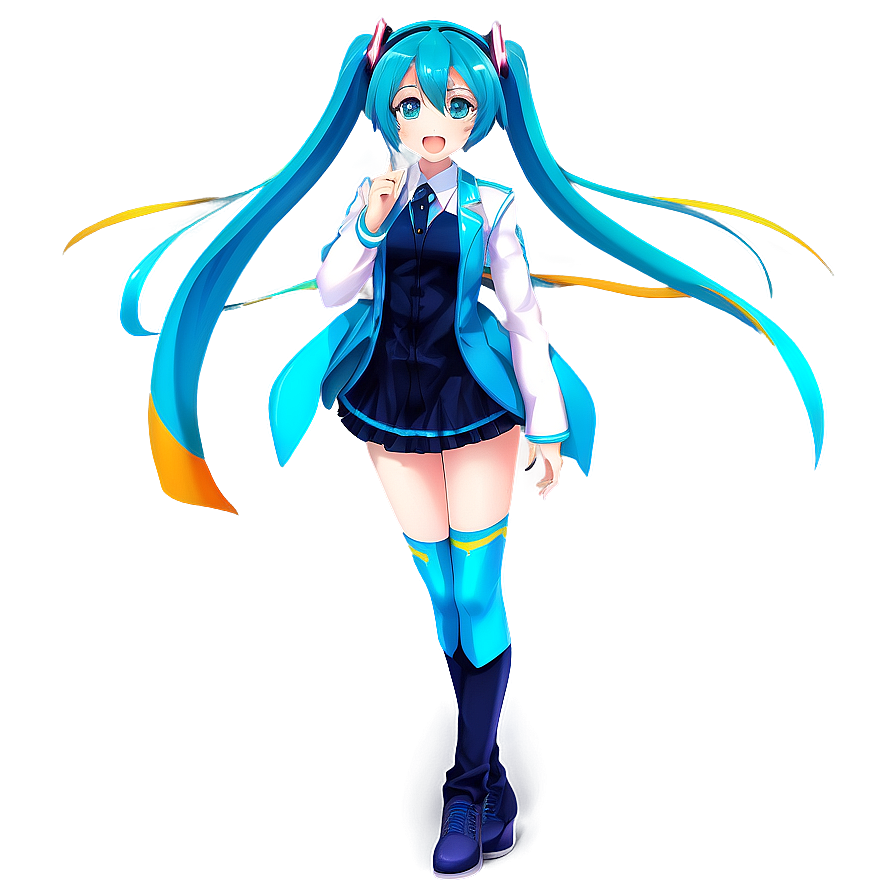 Vocaloid Icon Hatsune Miku PNG 06202024 PNG with transparent background