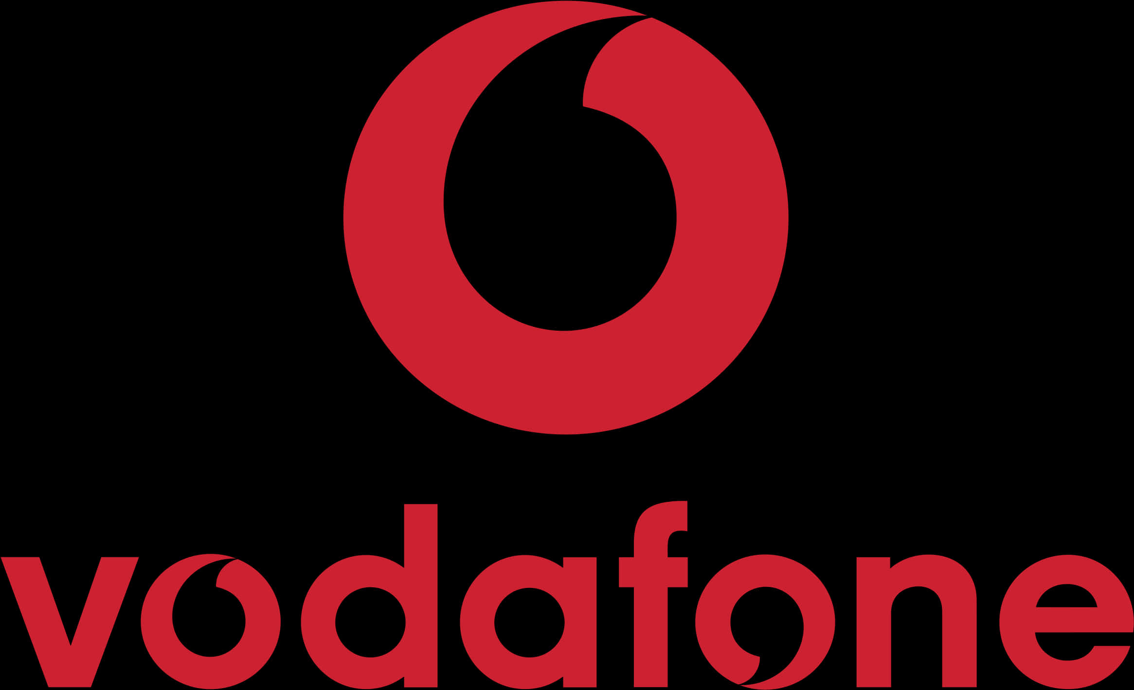 Vodafone Logo Redand Black