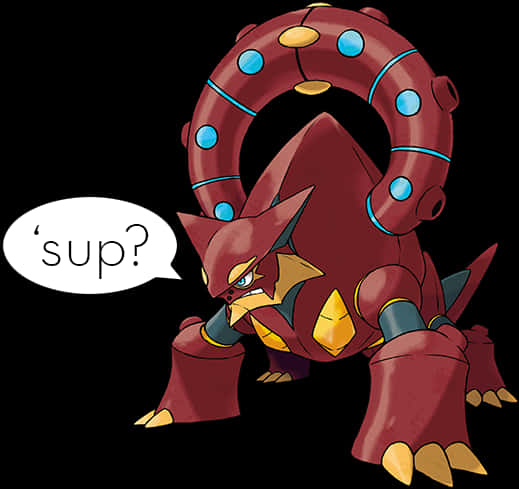 Volcanion Sup Greeting