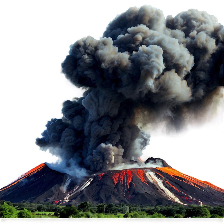 Volcano Eruption PNG eiu PNG with transparent background