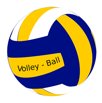 Volleyball Graphic Illustration PNG with transparent background