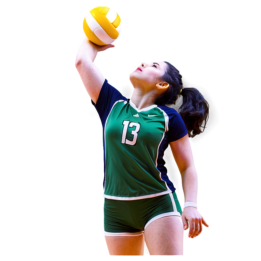 Volleyball Player Art Png 18