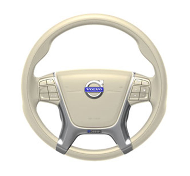 Genuine Volvo Leather Sport Steering Wheel Beige - Volvo Soft Beige, HD Png Download PNG with transparent background