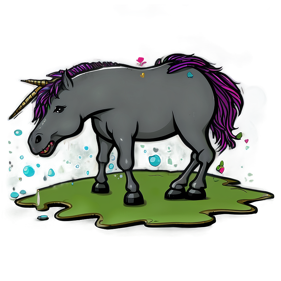 Vomiting Unicorn Graphic Png 63