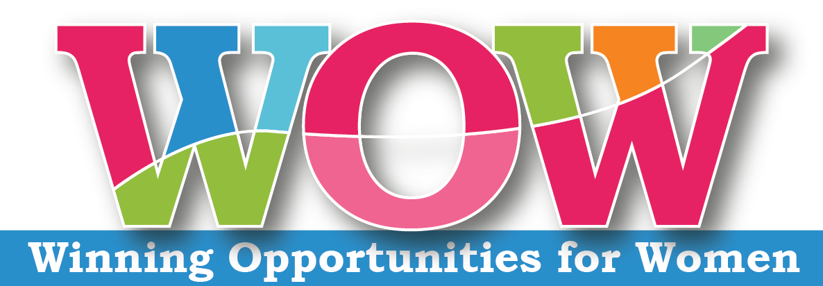 W O W Winning Opportunitiesfor Women Logo PNG with transparent background