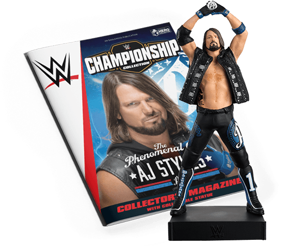 W W E A J Styles Collector Figureand Magazine