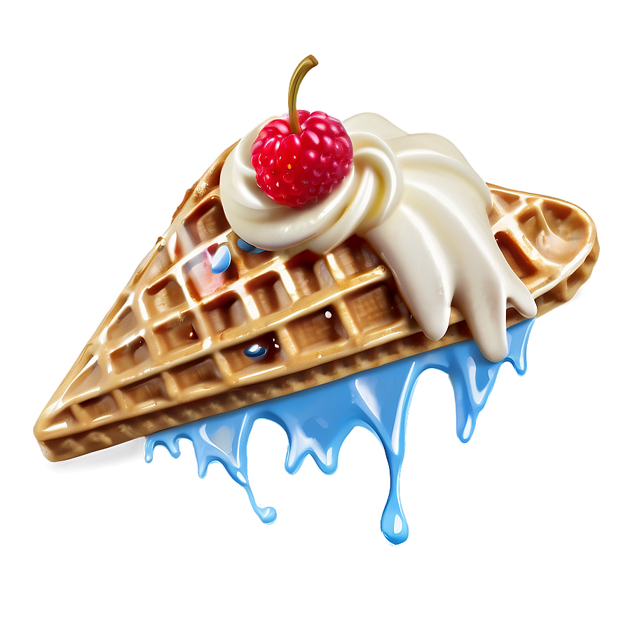 Waffle Cone Ice Cream Png 05252024