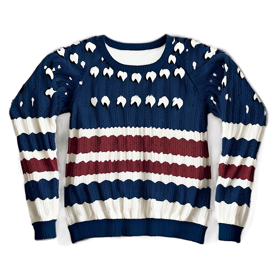 Waffle Knit Crewneck Sweatshirt Png 06272024