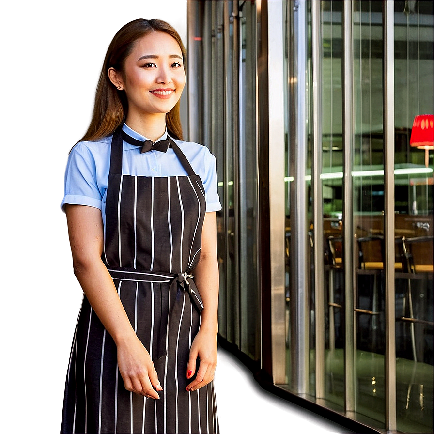 Waitress In Bistro Png Xqc19