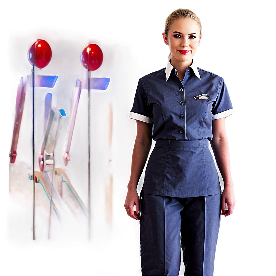 Waitress In Uniform Png Ert87