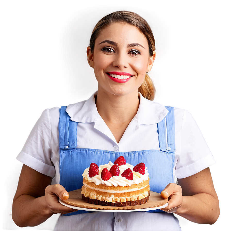 Waitress With Cake Png Wcn72