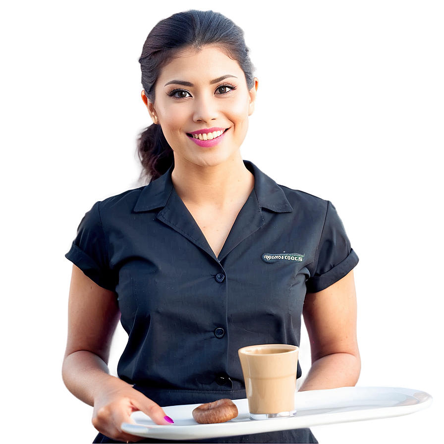 Waitress With Coffee Png Wnc8