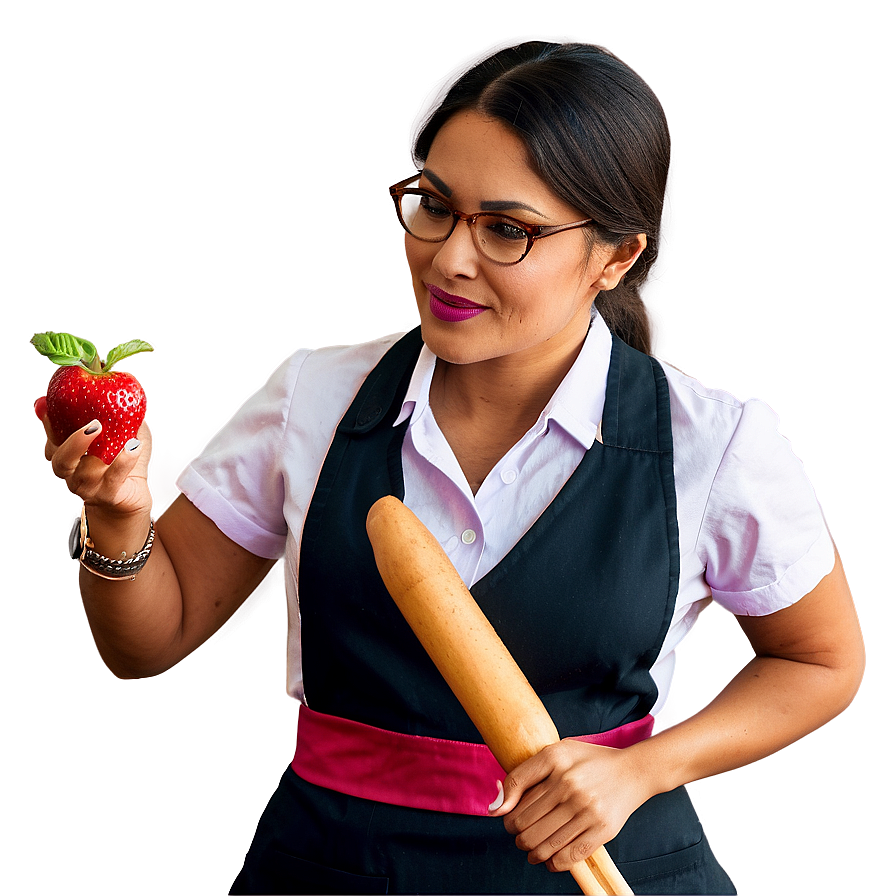 Waitress With Glasses Png Hlf99