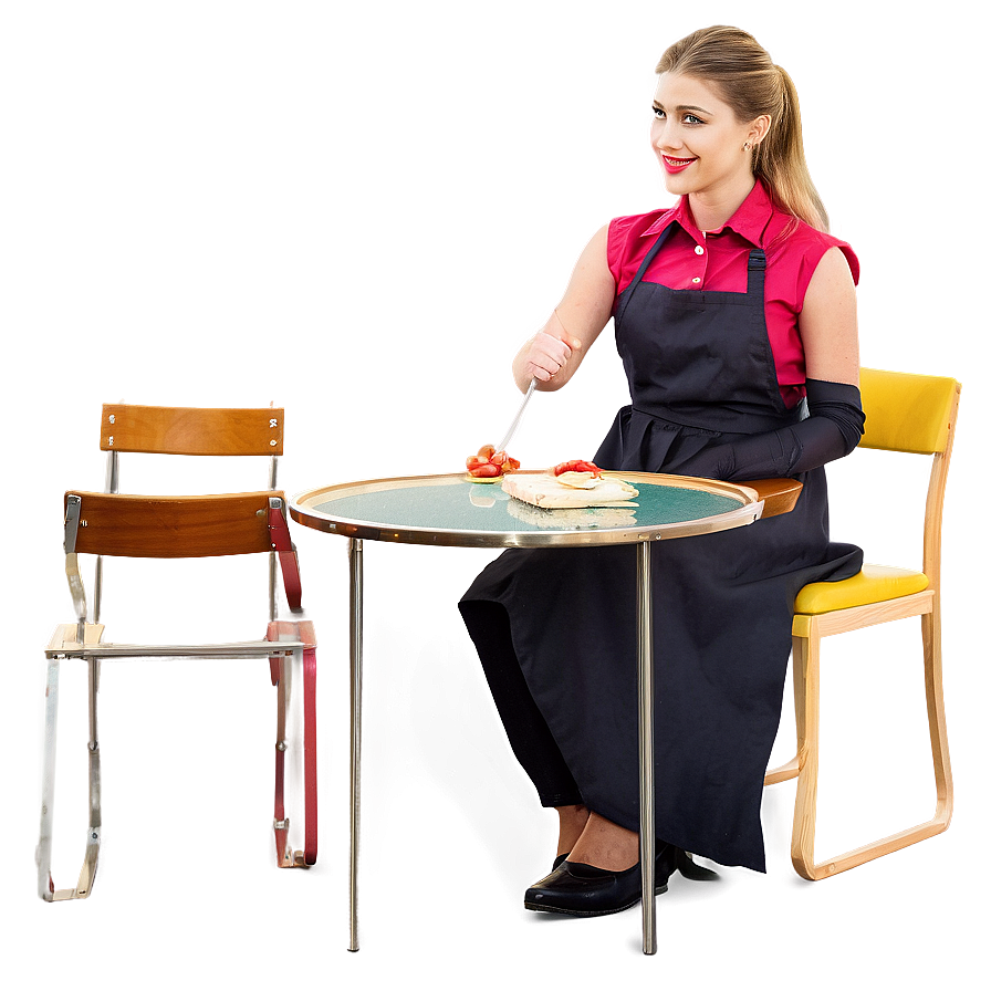 Waitress With Notepad Png Vaj98