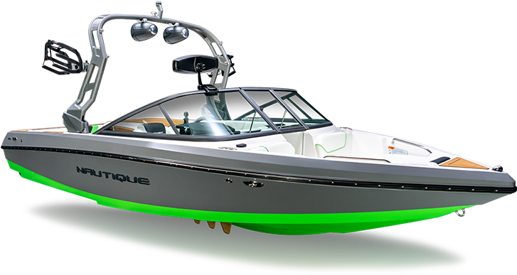 Wakeboard Boat Nautique Green Accents