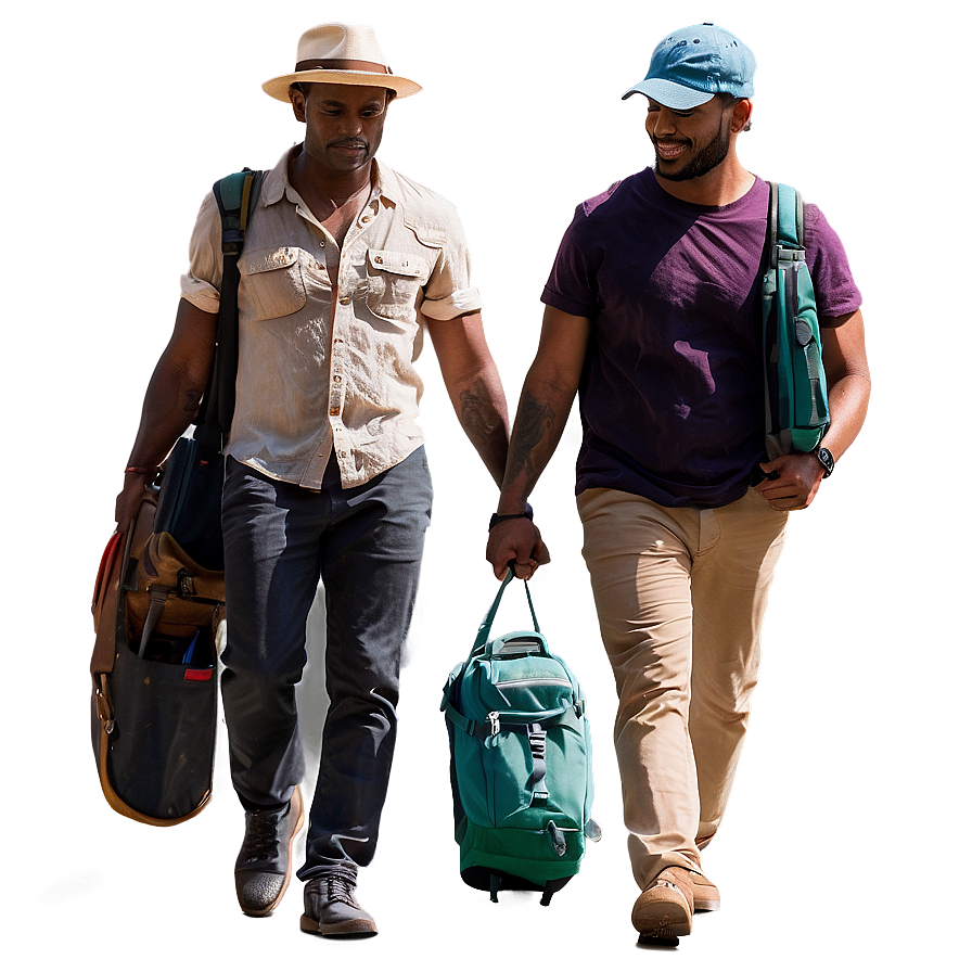 Walking in the Park PNG 1 PNG with transparent background
