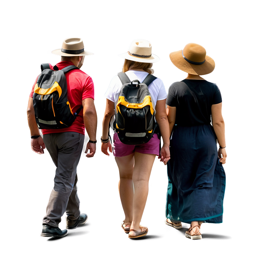 Walking Tourists Png Yvy23